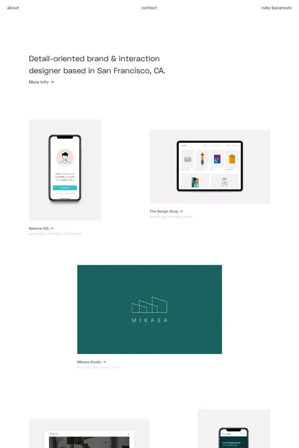 Ruby Bacanovic — ONNO - website design inspiration