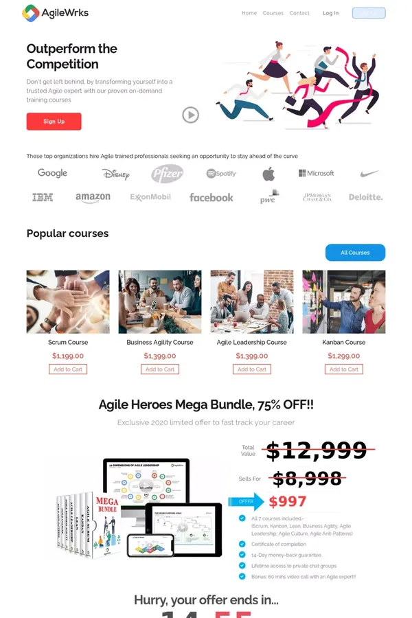 AgileWrks - website design inspiration