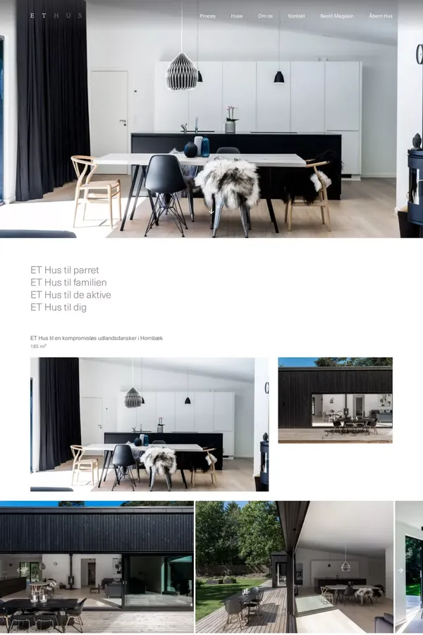 - ET HUS - Portfolio design inspiration