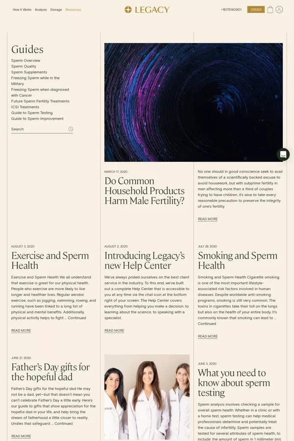 Resources Archive | Legacy - Blog design inspiration