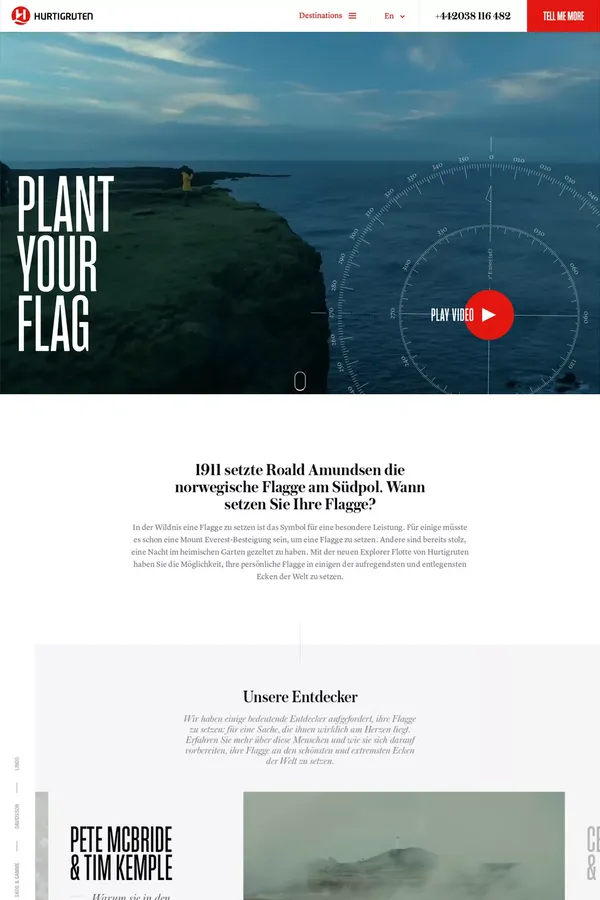 Plant your flag | Hurtigruten - Other design inspiration