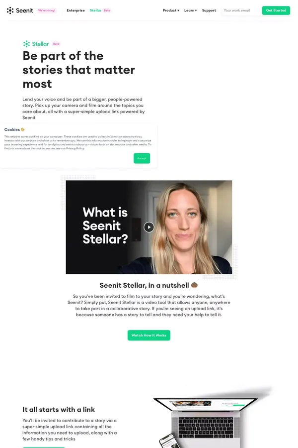 Seenit | What is Seenit? - website design inspiration
