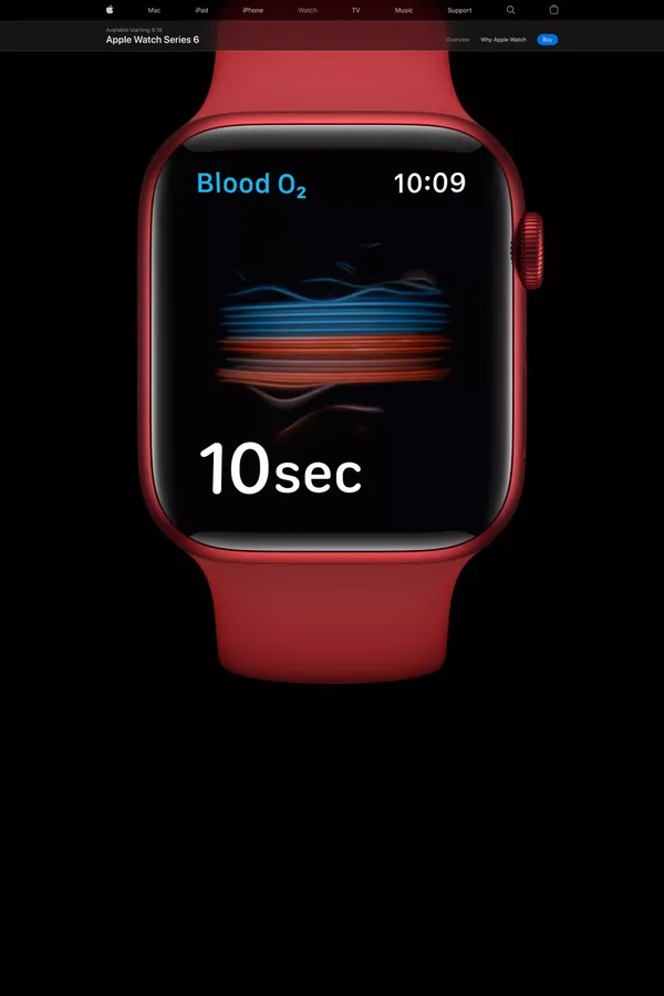 Apple Watch Series 6 - Apple - Landing design inspiration