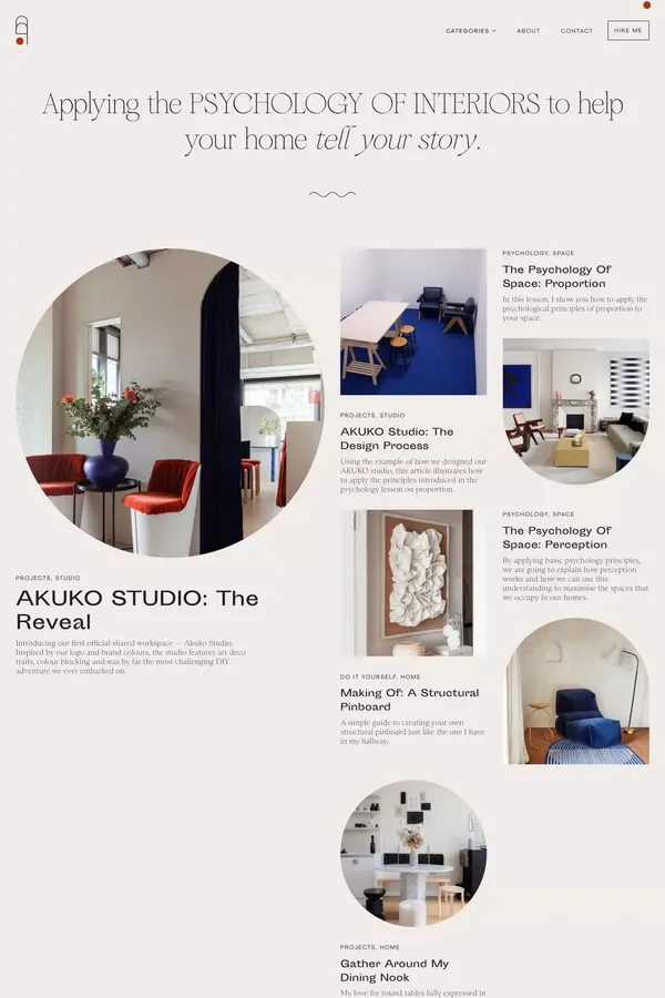 Home — Atelier Akuko - Blog design inspiration