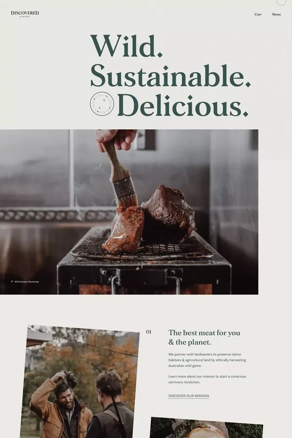 Discovered Wildfoods – Discovered Foods - Ecommerce design inspiration