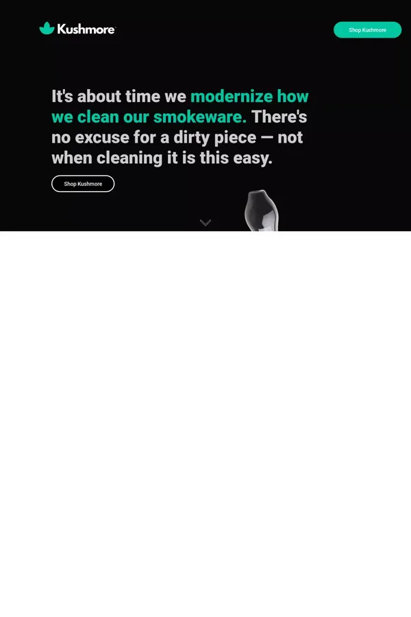Kushmore | Cleaning Kit - website design inspiration