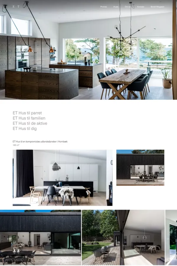 - ET HUS - Portfolio design inspiration