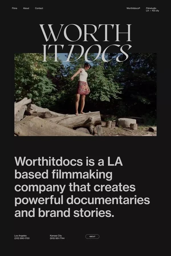 Worthitdocs - Portfolio design inspiration