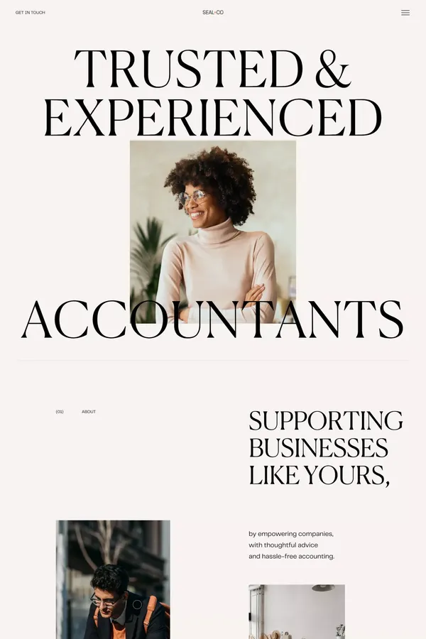 Seal + Co Professional Accountants | Spruce Grove, Leduc - Portfolio design inspiration