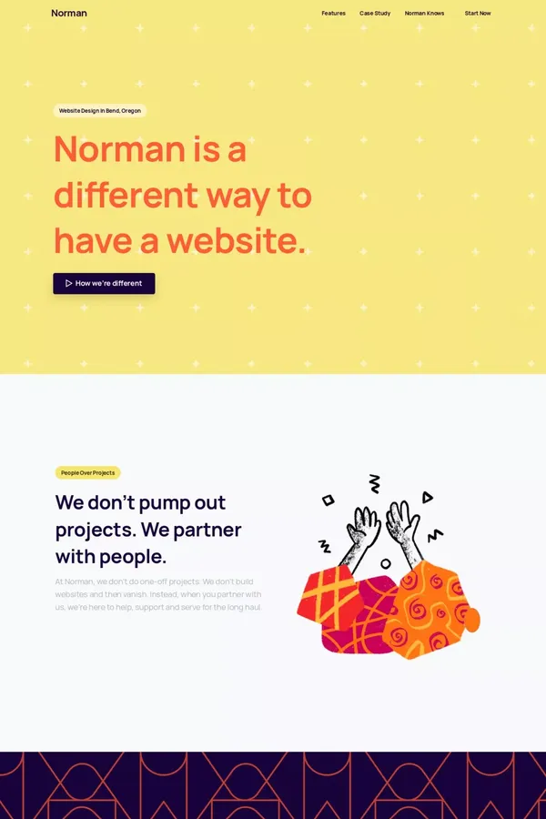 Norman – Websites that Convert. - Portfolio design inspiration