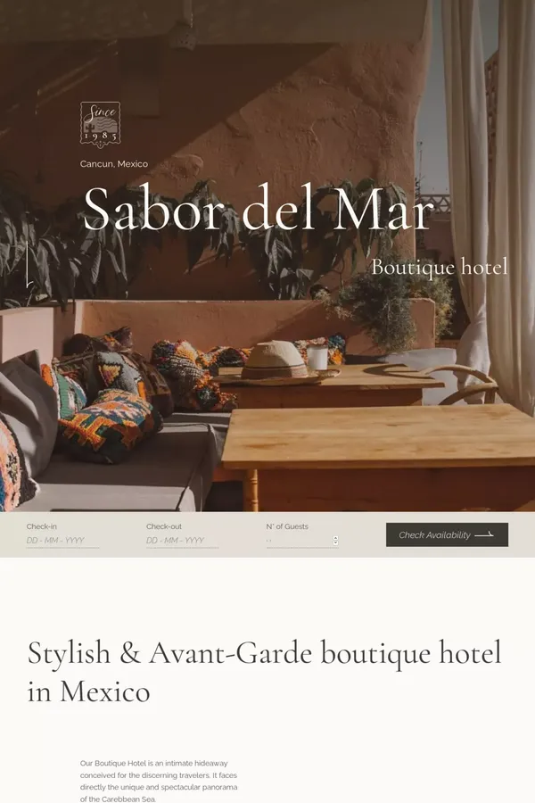 Sabor del Mar - Webflow HTML website template - website design inspiration