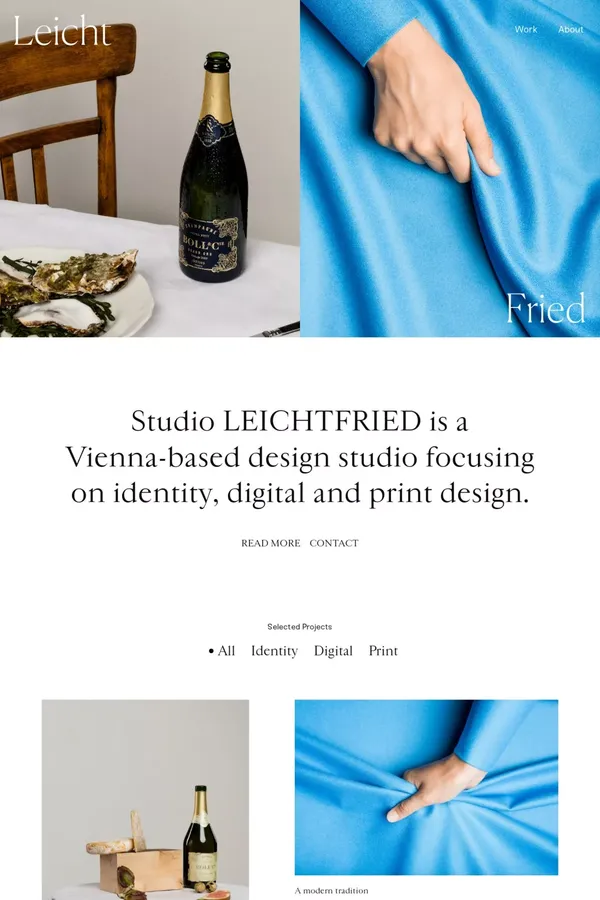 Studio Leichtfried - Portfolio design inspiration