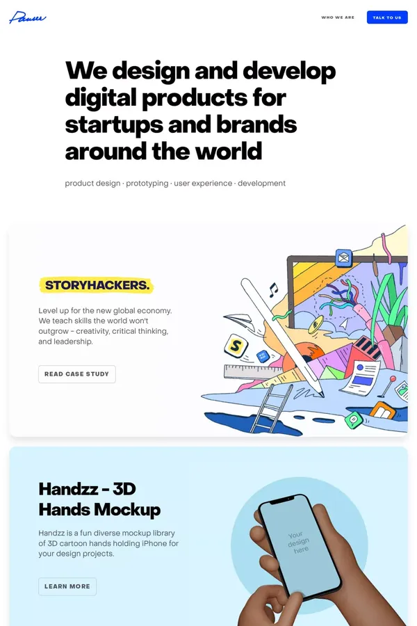Hello | pauser.studio - website design inspiration