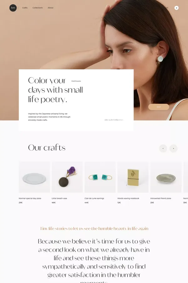ism - homepage - Ecommerce design inspiration