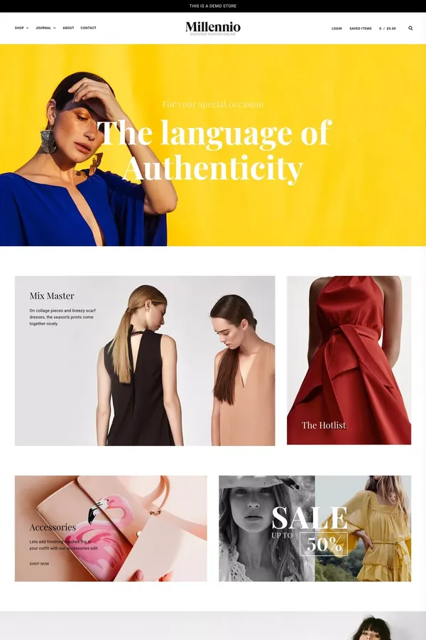 Millennio - E-commerce WordPres theme - ThemesKingdom - Template design inspiration