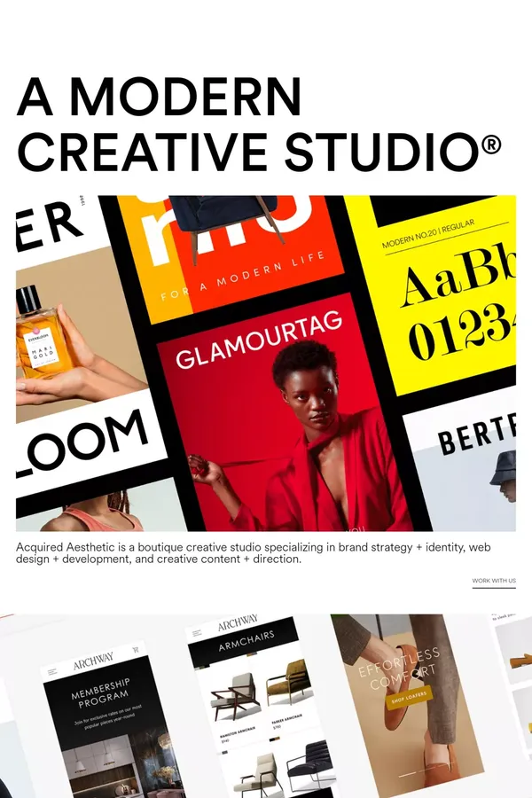 Design Agency New Jersey - Acquired Aesthetic - website design inspiration
