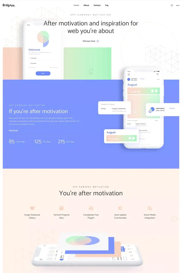 Bridge - Creative Multipurpose WordPress Theme by QODE | ThemeForest - Template design inspiration