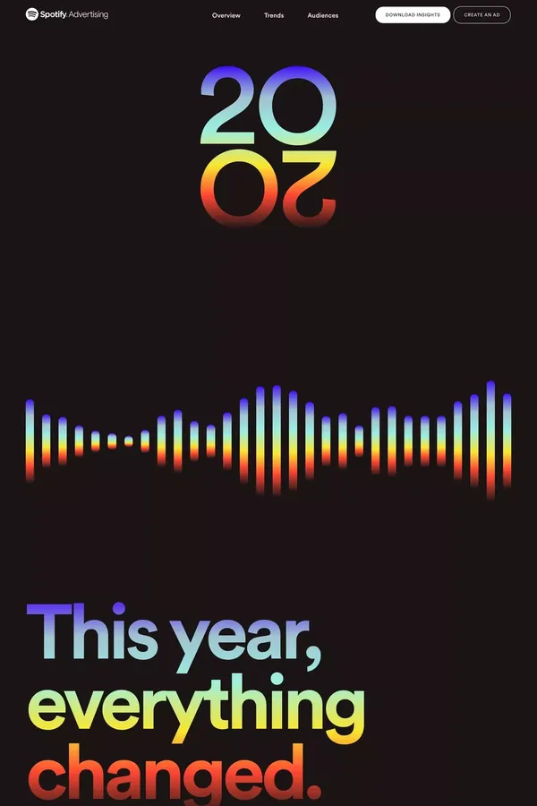 https://ads.spotify.com/en-US/2020-wrapped/ - Other design inspiration