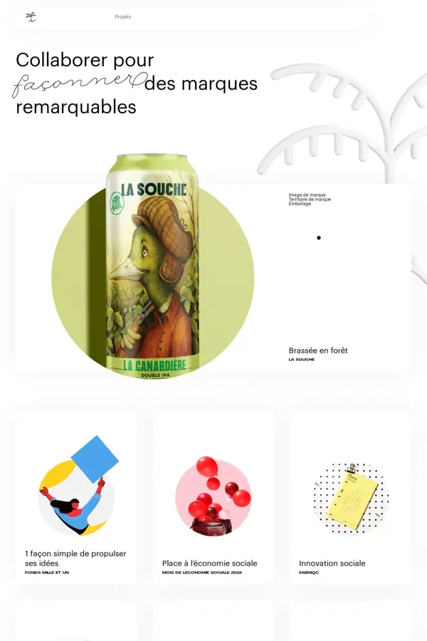 Collaborer pour façonner des marques remarquables – MamboMambo - Portfolio design inspiration