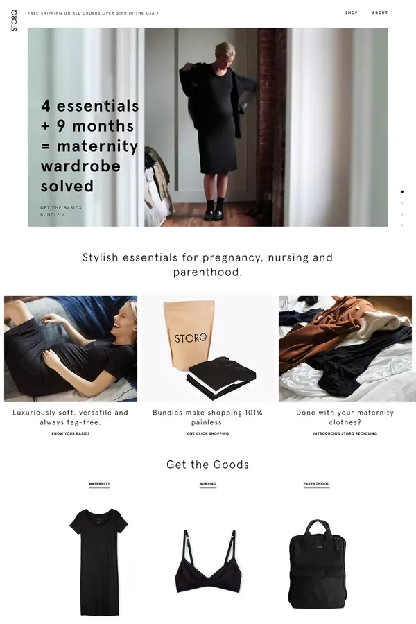 Storq | New Body, New Rules. - Ecommerce design inspiration