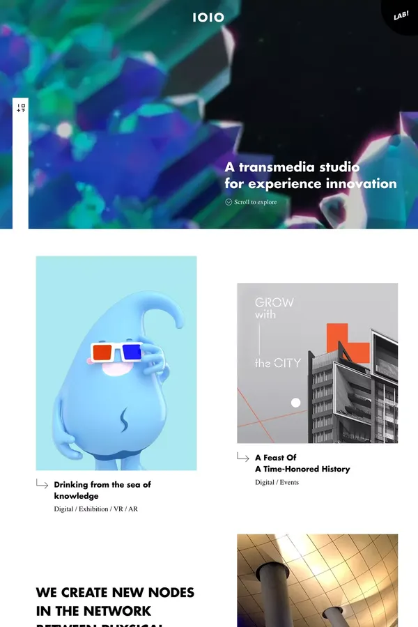 IOIO CREATIVE - Cross-Media Creative Agency - Portfolio design inspiration