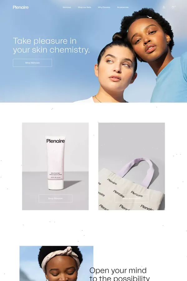 Home | Plenaire - Ecommerce design inspiration