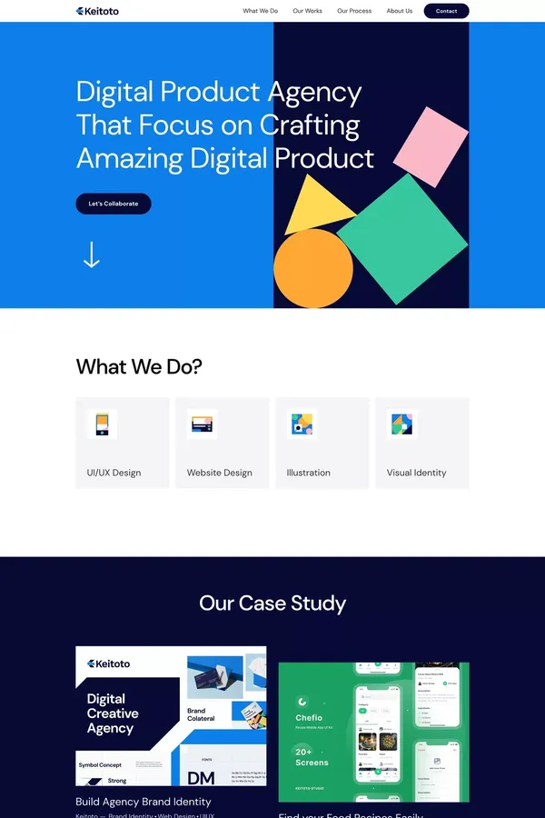 Keitoto Studio | Digital Product Design Agency - Portfolio design inspiration