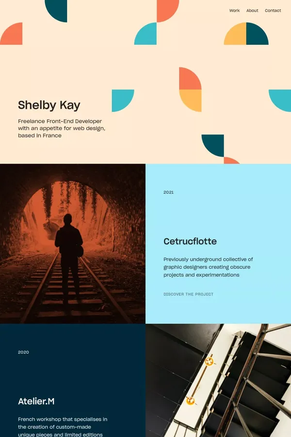 Shelby Kay | Front-End Developer - Portfolio design inspiration