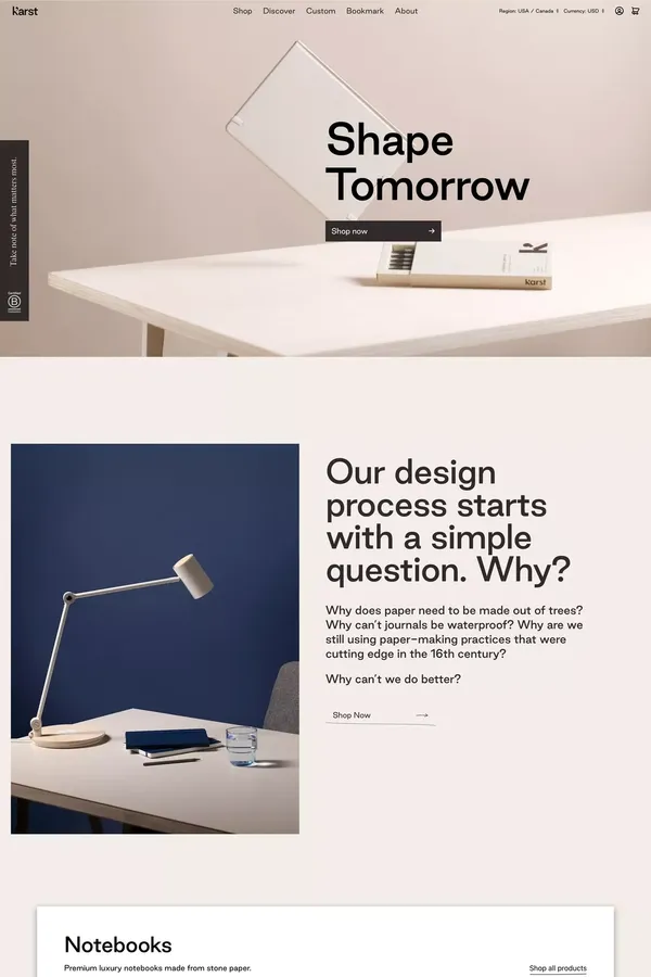 Home - Karst - Ecommerce design inspiration