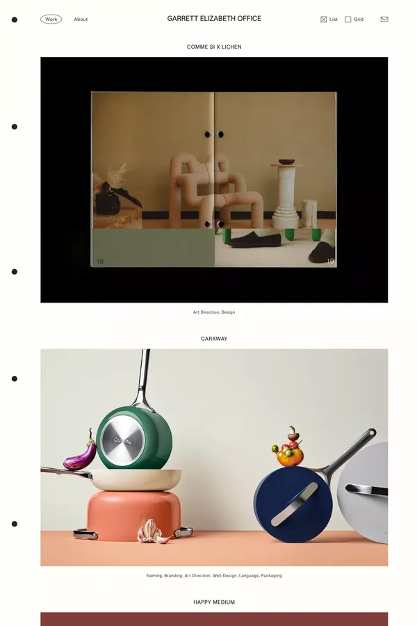 Garrett Elizabeth Office - Portfolio design inspiration