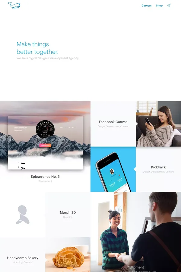 Underbelly Creative - Portfolio design inspiration