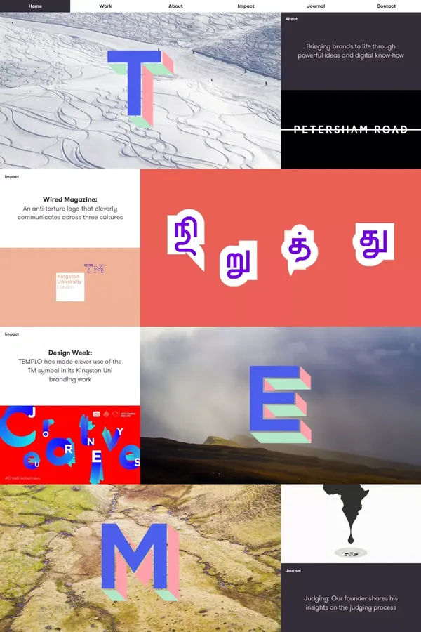 TEMPLO - Portfolio design inspiration