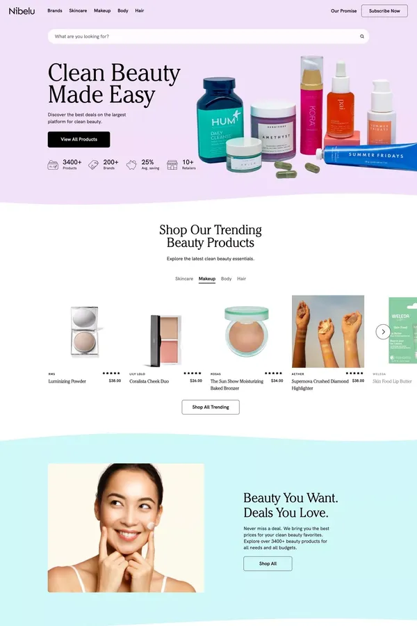 Clean beauty made easy | Nibelu
