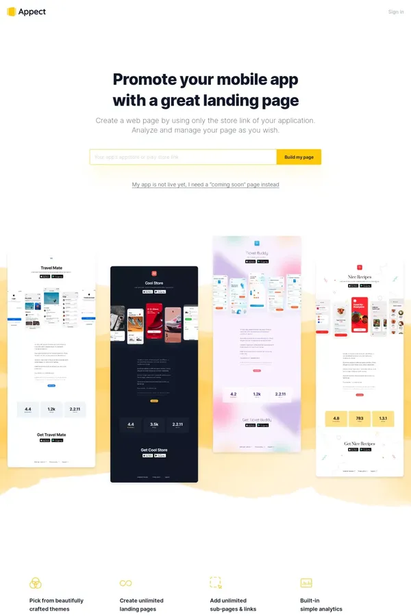 Appect - website design inspiration