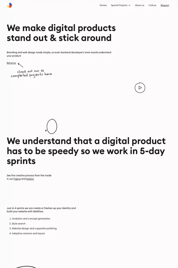embacy  — branding & websites for digital products - Portfolio design inspiration