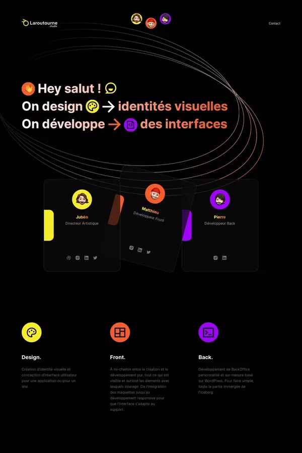 laroutourne.studio - website design inspiration