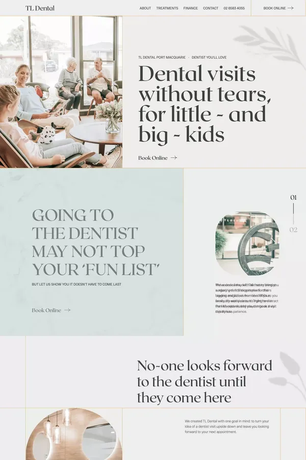 Dentist Port Macquarie - Book Online Today - TL Dental - Landing design inspiration
