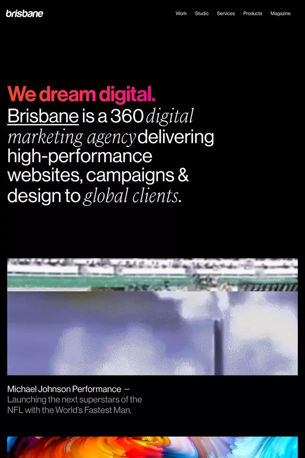 Digital Marketing Agency | ✌️ SEO, PPC & Design by Brisbane Agency - Portfolio design inspiration