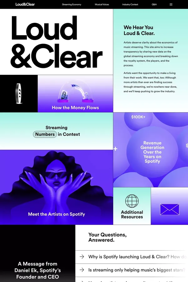 Home - Loud and Clear - Other design inspiration