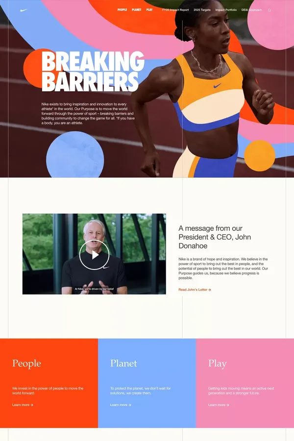 Breaking Barriers | Nike Purpose - Other design inspiration