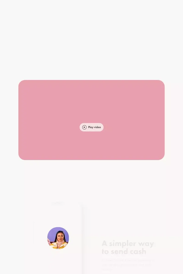 Wealthsimple Cash: Send cash in seconds - website design inspiration