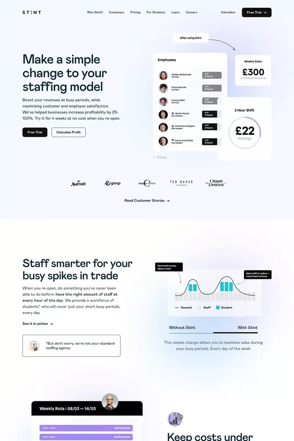 Stint - The right amount of staff, every hour of the day