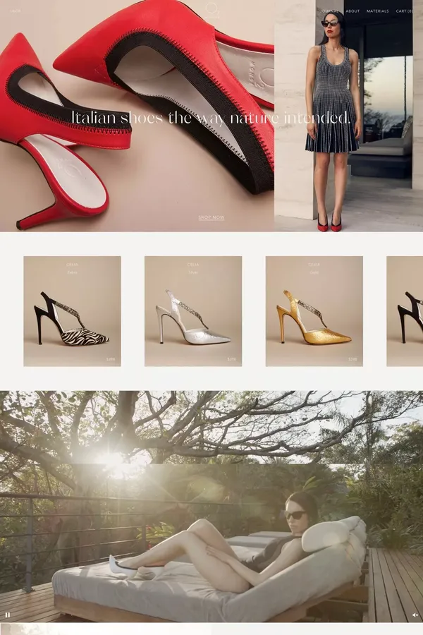 Eco Friendly Women's Shoes | Sustainable Vegan Women's Dress Shoes USA– O2 Monde - Ecommerce design inspiration
