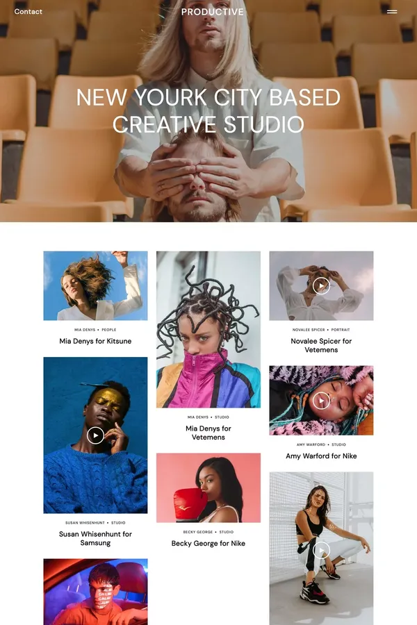 Palette - Portfolio WordPress Theme - Template design inspiration