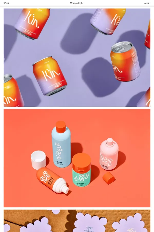 Morgan Light - Portfolio design inspiration