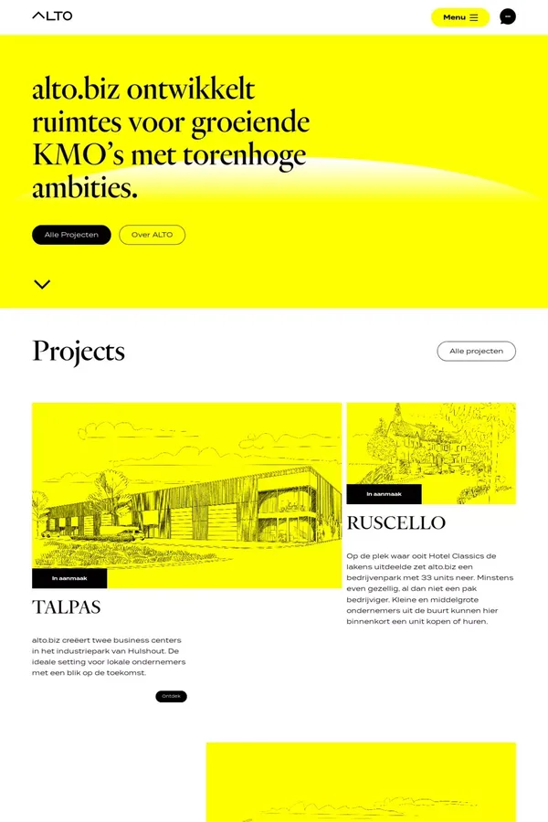 ALTO - Portfolio design inspiration