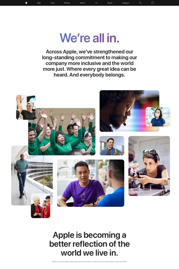 Inclusion & Diversity - Apple - Other design inspiration