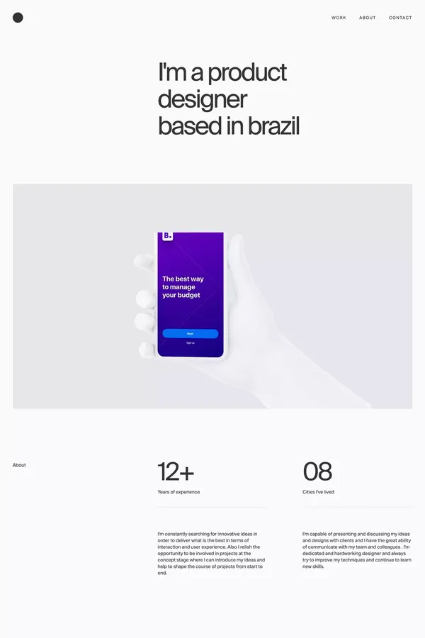 Portfolio - Portfolio design inspiration