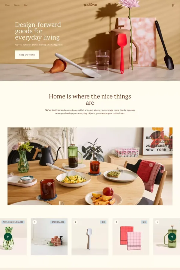 Enjoy Daily Life | Pattern Brands - Ecommerce design inspiration