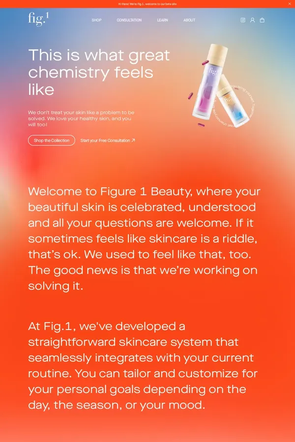 Figure 1 Beauty - Ecommerce design inspiration